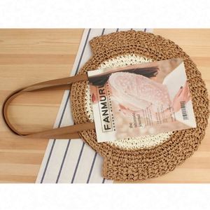 Bolso de Hombro Grande de Papel Trenzado para Mujer, Estilo Vestido, con USB y GPS para Música, Ideal para Vacaciones en la Playa, Venta al por Mayor - Product Image 6