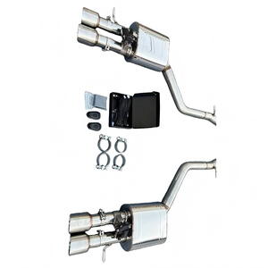 Sistema de Escape Universal <span class=keywords><strong>Starcar</strong></span> Performance Full Valvetronic de Acero Inoxidable con Acabado Liso de 1.5 mm de Espesor para Audi S8 D3 Sedán - Product Image 2