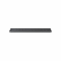 Multiprise PDU OEM personnalisée à montage vertical, 12 prises standard UK, corps en aluminium, indicateur de sécurité, pour armoire réseau