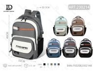 Zaino per bambini da 15 pollici, leggero, in nylon, con chiusura a cerniera e tasca interna, unisex, per studenti - Product Image 1