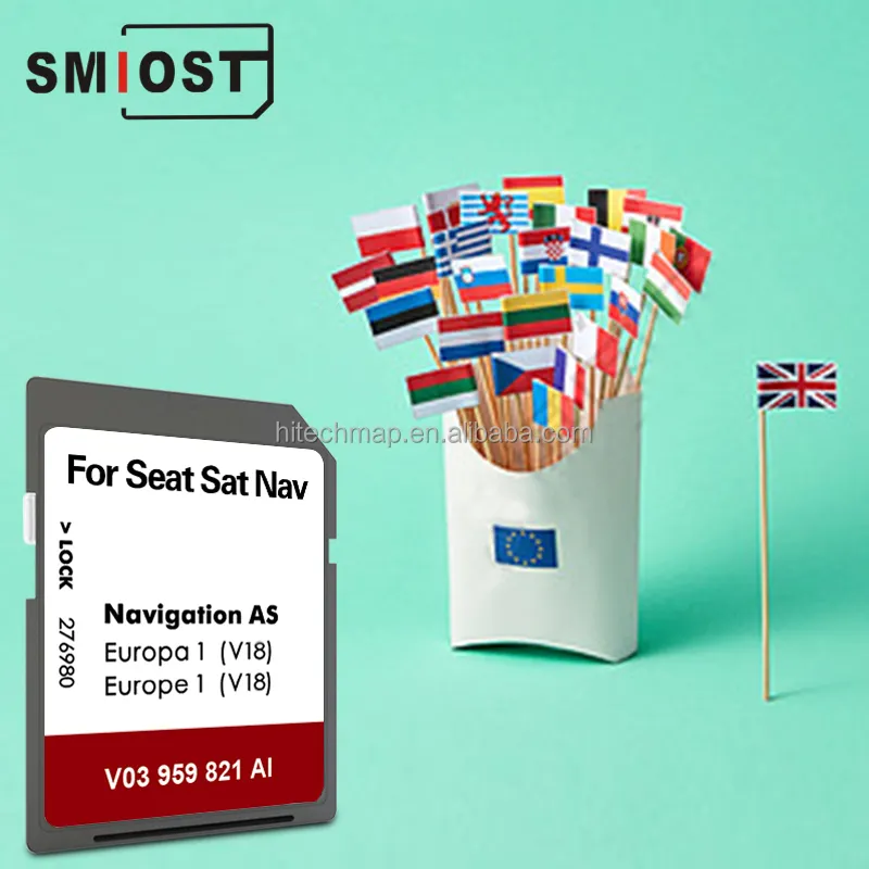 Smiost Gps Navigator V18 Navig Voor Stoel Als Rns 315 Schepen Leon Oost-Europa Kaart Navi Custom Cid Sd Card Karte Alhambra