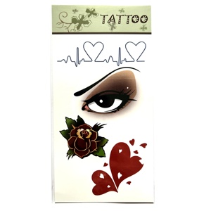 Tatouages temporaires pour femmes filles-Fleur colorée papillon réaliste longue durée <span class=keywords><strong>faux</strong></span> autocollants de <span class=keywords><strong>tatouage</strong></span> - Product Image 5