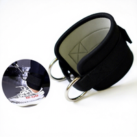 Machine à câbles avec sangle de cheville personnalisée de qualité supérieure avec support en D, pour exercices de fessiers et bandes de résistance, entraînement en salle de sport pour hommes, sangle de cheville