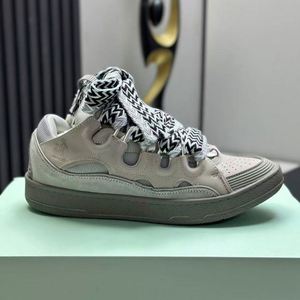 Chaussures de marche décontractées d'hiver Lanvine de luxe, style rétro sportif, tendance mode, doublure en maille respirante, fermeture éclair, pour hommes et femmes - Product Image 3