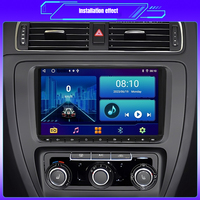 Autoradio multimédia central 2 Din 9 pouces, lecteur MP5, Android Auto, Apple Carplay, Bluetooth audio pour VW