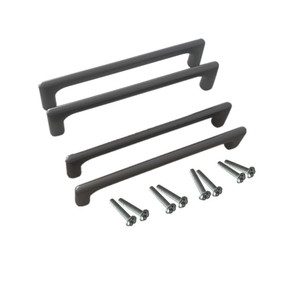 Poignée de meuble en alliage de zinc J3, 128 mm, gris nacré, style moderne minimaliste, quincaillerie pour tiroirs et portes - Product Image 4