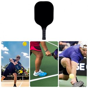 Raquette de pickleball en fibre de verre, couleur noire, portable, manche long, pour les sports de plein air - Product Image 6