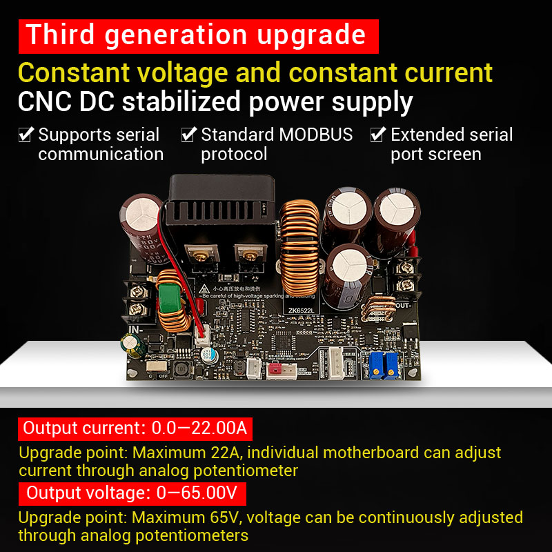 WUZHI 6522 CNC Step-down DC Adjustable Voltage Regulator