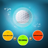 Balles de golf flottantes à vendre, balle de golf flottante personnalisée, balle de golf flottante soluble dans l'eau pour le terrain de golf