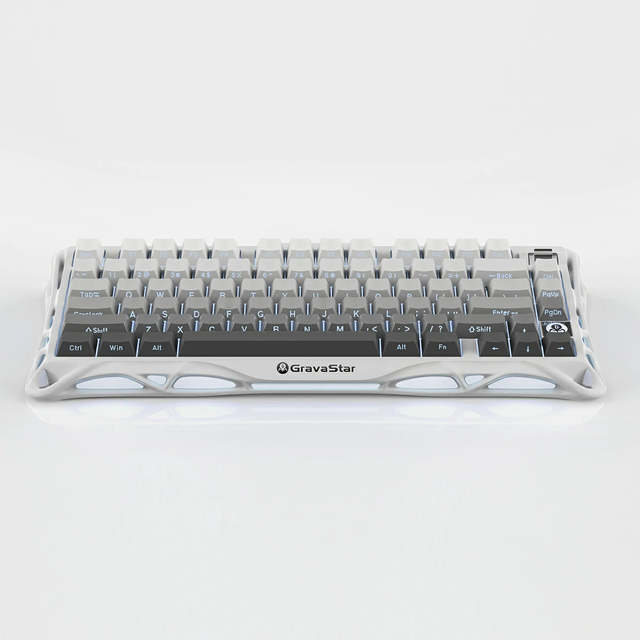 GravaStar Mercury K1 RGB Mechanical Tri-Mode Keyboard Hot Swappable Gaming Keyboard Linear Switches RGB Wireless Gaming Keyboard