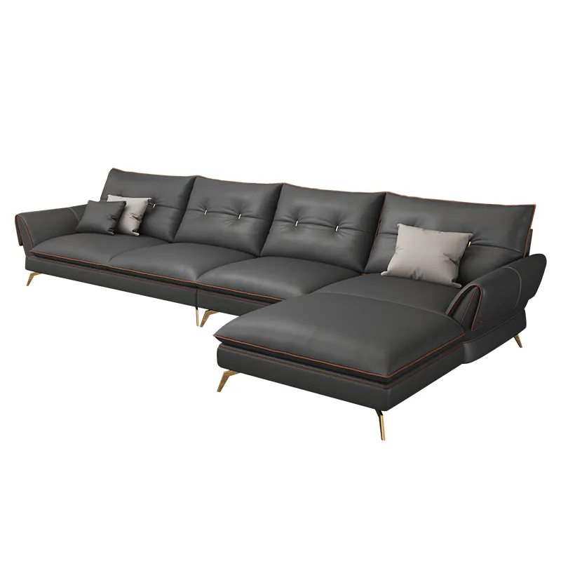 İtalyan tasarım patentli ürünler ev kanepe mobilya ile ince yüksek ayaklı 3 kişilik Modern oturma odası