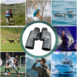 Vendas de Fábrica: Binóculos Compactos ED de Grande Abertura 10x56 com Zoom Ajustável, Prisma Bak4, Lente Multirrevestida em Alumínio Cinza - Product Image 5