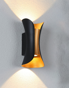 Applique murale IP65 étanche aluminium extérieur mural décoration de porche de jardin lumière haut <span class=keywords><strong>et</strong></span> bas - Product Image 1