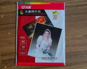 A4 Glossy Matte Photo Paper Waterproof Lucky A4 RC Crystal Photo Paper High gloss Inkjet