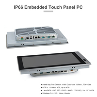 PC industriel tout-en-un OEM 13,3 pouces avec écran tactile IP66, montage mural, Windows 10, USB frontal