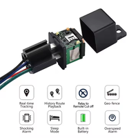 Rastreador GPS Portátil para Auto GPSONE 2G 4G con Control Remoto Antirrobo, Rastreo en Tiempo Real y Relé de Corte de Motor