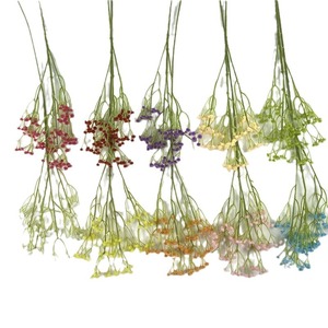 Fleurs artificielles de gypsophile 63cm en plastique multicolores pour accessoires de photographie de mariage et décoration intérieure - Product Image 5