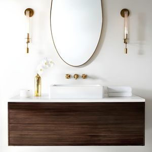 Lampada da Parete Moderna in Cristallo, Applique Rustiche per Interni, Oro e Nero - Product Image 4