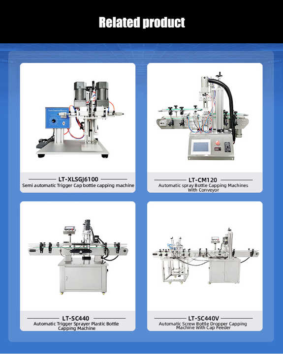 LT-GC6 Automatic Inline Six Wheel Screw Capping Machine