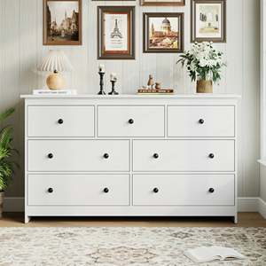 <span class=keywords><strong>Commode</strong></span> <span class=keywords><strong>moderne</strong></span> européenne à 7 tiroirs, couleur personnalisable, en bois, meuble de rangement pour adultes, coiffeuse avec miroir de maquillage pour <span class=keywords><strong>chambre</strong></span> à coucher - Product Image 6