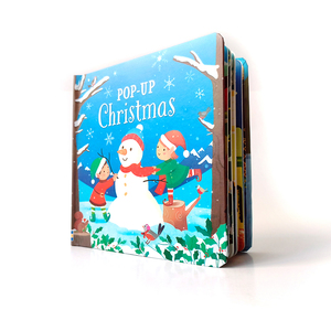 Nouveau livre d'histoires pour enfants en 3D pop-up pour Noël, cadeau de Noël pour garçons et filles, livre de jeux, design imperméable - Product Image 6