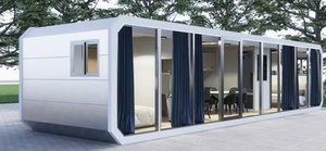 Loại C tiêu chuẩn cắm mô hình Apple cabin Pod prefabricate housstiny 20ft 40ft căn hộ Phẳng Eu Tiêu chuẩn điện - Product Image 3