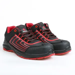 Aimboo 공장 편안한 내구성 안전 신발 슬립 작업 패션 부츠 광업 메쉬 안전 신발 s3 zapatos seguridad