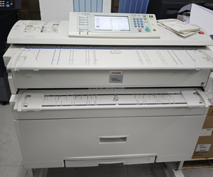 Haute qualité utilisée pour les imprimantes laser grand format <span class=keywords><strong>RICOH</strong></span> MP W3601 photocopieurs de dessin architectural d'impression bleu noir pour l'ingénierie - Product Image 5