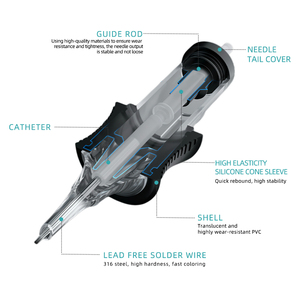 RD 16pcs loại 07 09 đặc điểm kỹ thuật RL RS RM M1 không dây Chuyên nghiệp Tattoo Nguồn cung cấp và needles Starter mô hình cơ bản - Product Image 3