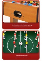 Table de baby-foot classique d'intérieur en MDF de 69 cm, idéale pour la compétition double, le jeu familial et l'éveil sportif - Offre Spéciale