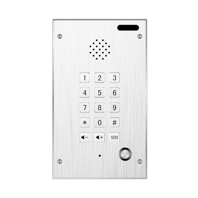 Clean Room SOS SIP VoIP Emergency Telephone Intercom Phone with PoE