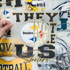 Adhesivo de transferencia DTF personalizado al por mayor, etiqueta de transferencia de calor de plastisol, transferencia de vinilo para planchar, transferencia de impresión para <span class=keywords><strong>ropa</strong></span> <span class=keywords><strong>NFL</strong></span> - Product Image 1
