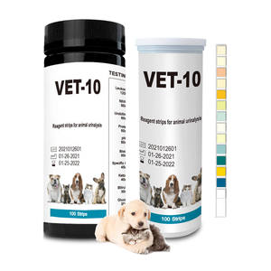 Tiras de prueba de orina para perros, gatos y mascotas, 1 Paso, pH, infección, Diabetes, veterinario, 10 tiras de prueba de orina - Product Image 4