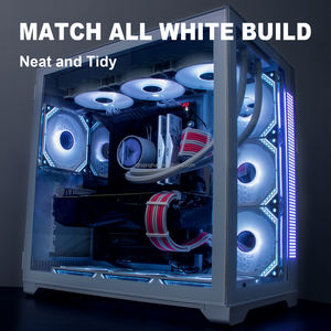 ชุดต่อซีพียูแกนทองแดง18AWG ATX 24-PIN MB PCIe 6 + <span class=keywords><strong>2</strong></span> PIN PSU สายไนล่อนแบบถัก PSU อ่อนสำหรับเดสก์ท็อปมีสินค้าในสต็อก! - Product Image 2