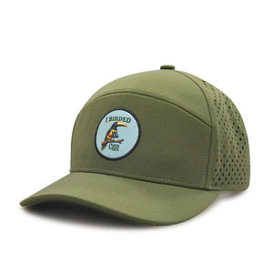 Gorra Deportiva Impermeable con Parche Bordado Personalizado OEM, Visera Plana, Malla Transpirable en la Parte Trasera, Ajustable con Cierre a Presión, Unisex, para Actividades al Aire Libre - Product Image 3