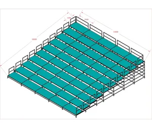 Мобильные трибуны, спортивные трибуны для футбольного стадиона на продажу