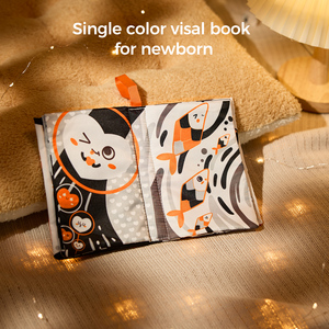 Tumama Trẻ Em Đầu Tiên của Tôi Bé Vải Mềm Cuốn Sách Bận Cuốn Sách Đầu Học Tập Màu Đen & Trắng Hoạt Động Vải Bé Cuốn Sách Đồ Chơi - Product Image 2