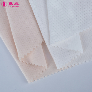 100% Polyester gaufré grille hexagonale <span class=keywords><strong>Kit</strong></span> léger vêtements de sport tissu vêtements de sport maille résille tricoté brocart tissu - Product Image 4