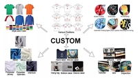 Camiseta de Algodón Supima Orgánico de Alta Calidad para Hombre al por Mayor con Estampado Gráfico y Repujado 3D Personalizado de Talla Grande en Diseño Liso Tejido