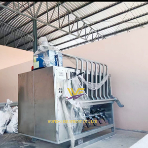 Machine automatique durable pour l'épilation des bovins, en acier inoxydable de qualité alimentaire, équipement d'abattage du bétail pour ligne d'abattage de bœuf - Product Image 1