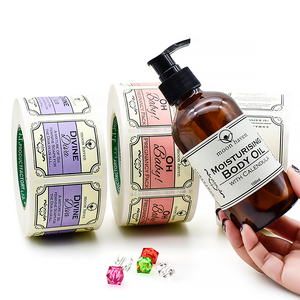 Étiquettes adhésives imperméables de haute qualité pour bouteilles de shampoing, impression personnalisée, rouleau d'autocollants - Product Image 3