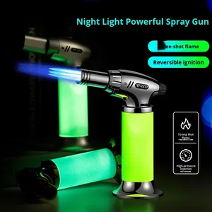 AT603 Modern Metal Outdoor <strong>Torch</strong> for BBQ Rechargeable Electronic Smoke Vaporizer Long Logo Cigar Cigarette Lighting for Parties - Product Image 3