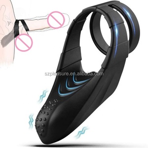 새로운 도착 듀얼 실리콘 10 속도 수탉 반지 진동기 수탉 반지 섹스 토이 남자 남근 - Product Image 3