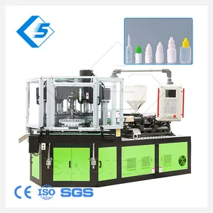 Sino-Tech botol Tablet cair, mesin cetak tiup injeksi bubuk plastik 5ml 10ml 15ml 30ml 50ml dengan CE