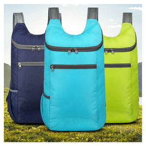 New Cross-border, Lightweight, Waterproof Folding Bag, Colorful Student Schoolbag, Outdoor <b>Large</b>-capacity Sports <b>Backpack</b> - Product Image 1
