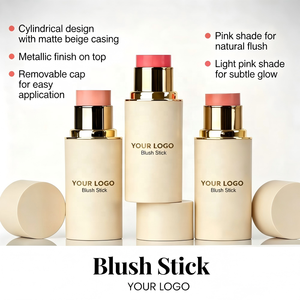 <span class=keywords><strong>Rubor</strong></span> en Barra de Lujo en 11 Colores, Etiqueta Privada Personalizada, Resistente al Agua, OEM, Iluminador, <span class=keywords><strong>Rubor</strong></span> Facial, Crema de Maquillaje - Product Image 3
