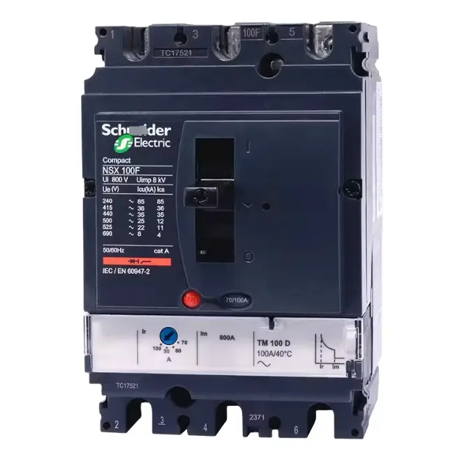 vigi vacuum circuit breaker 3 phase 35kv NSX100F TM-D 16 NSX100F TM-D 25/32/40 3P 2pole circuit breaker prices types