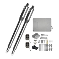 Motor para Puerta Automática de Corriente Continua de 24 V con Control Remoto, Capacidad de Carga de 200 kg por Hoja, Abrepuertas para Estacionamiento
