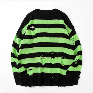 Offre Spéciale mode hommes <span class=keywords><strong>rouge</strong></span> <span class=keywords><strong>noir</strong></span> rayure <span class=keywords><strong>pull</strong></span> <span class=keywords><strong>rouge</strong></span> <span class=keywords><strong>et</strong></span> <span class=keywords><strong>noir</strong></span> <span class=keywords><strong>rayé</strong></span> <span class=keywords><strong>pull</strong></span> hommes déchiré ample col rond hommes Sport <span class=keywords><strong>pull</strong></span> - Product Image 1