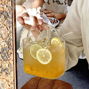 Vase en forme de sac à main en <span class=keywords><strong>verre</strong></span>, verres à boire pour jus et <span class=keywords><strong>vin</strong></span>, adaptés au bar et à la maison - Product Image 4